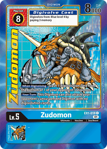 EX1-018 Zudomon Alternative Art