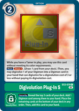 EX2-070 Digivolution Plug-In S