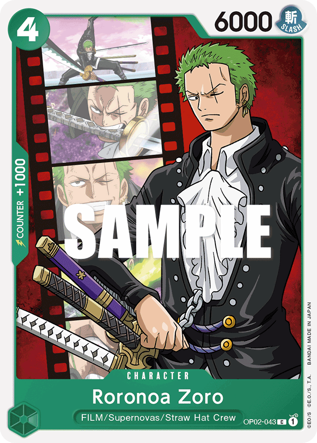 OP02-043 Roronoa Zoro