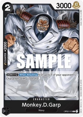 OP02-115 Monkey.D.Garp