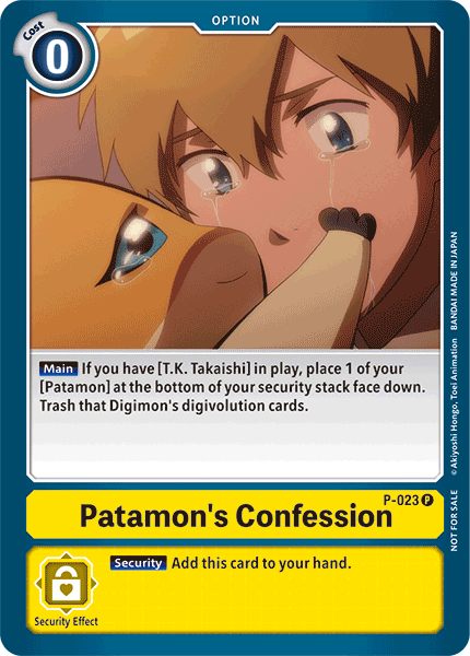 P-023 Patamon's Confession