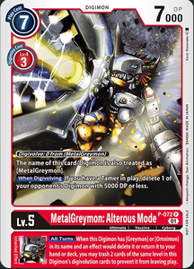 P-072 MetalGreymon: Alterous Mode (Foil)