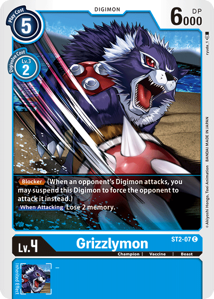 ST2-07 Grizzlymon