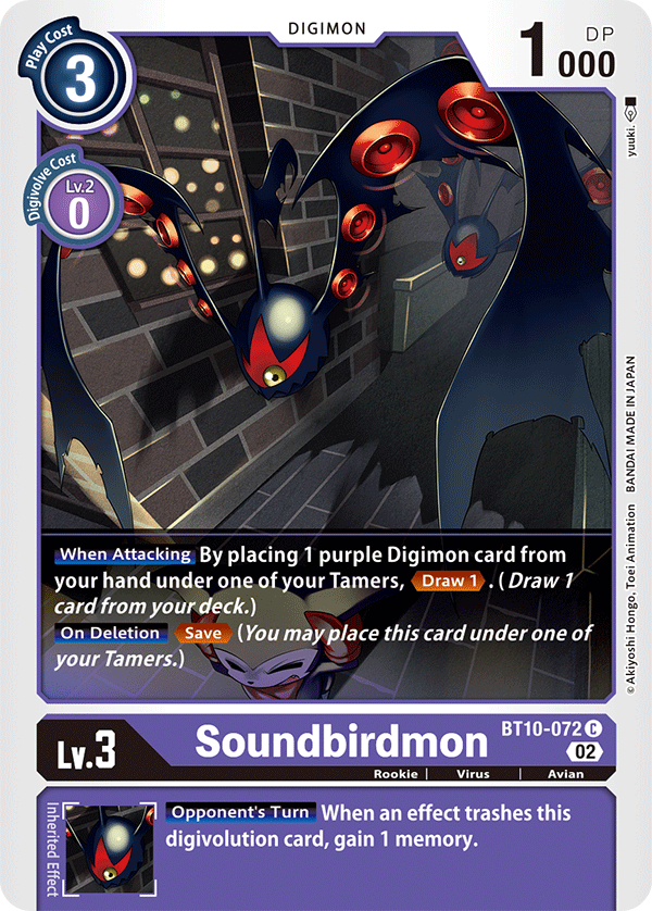 BT10-072 Soundbirdmon