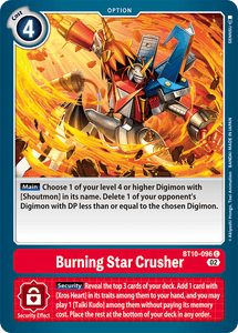 BT10-096 Burning Star Crusher