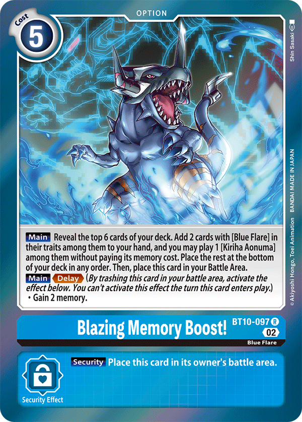 BT10-097 Blazing Memory Boost!