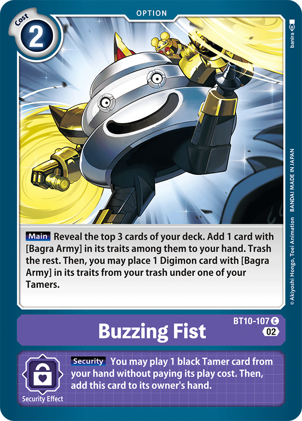 BT10-107 Buzzing Fist