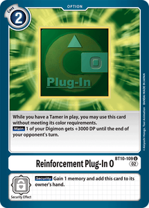 BT10-109 Reinforcement Plug-In O
