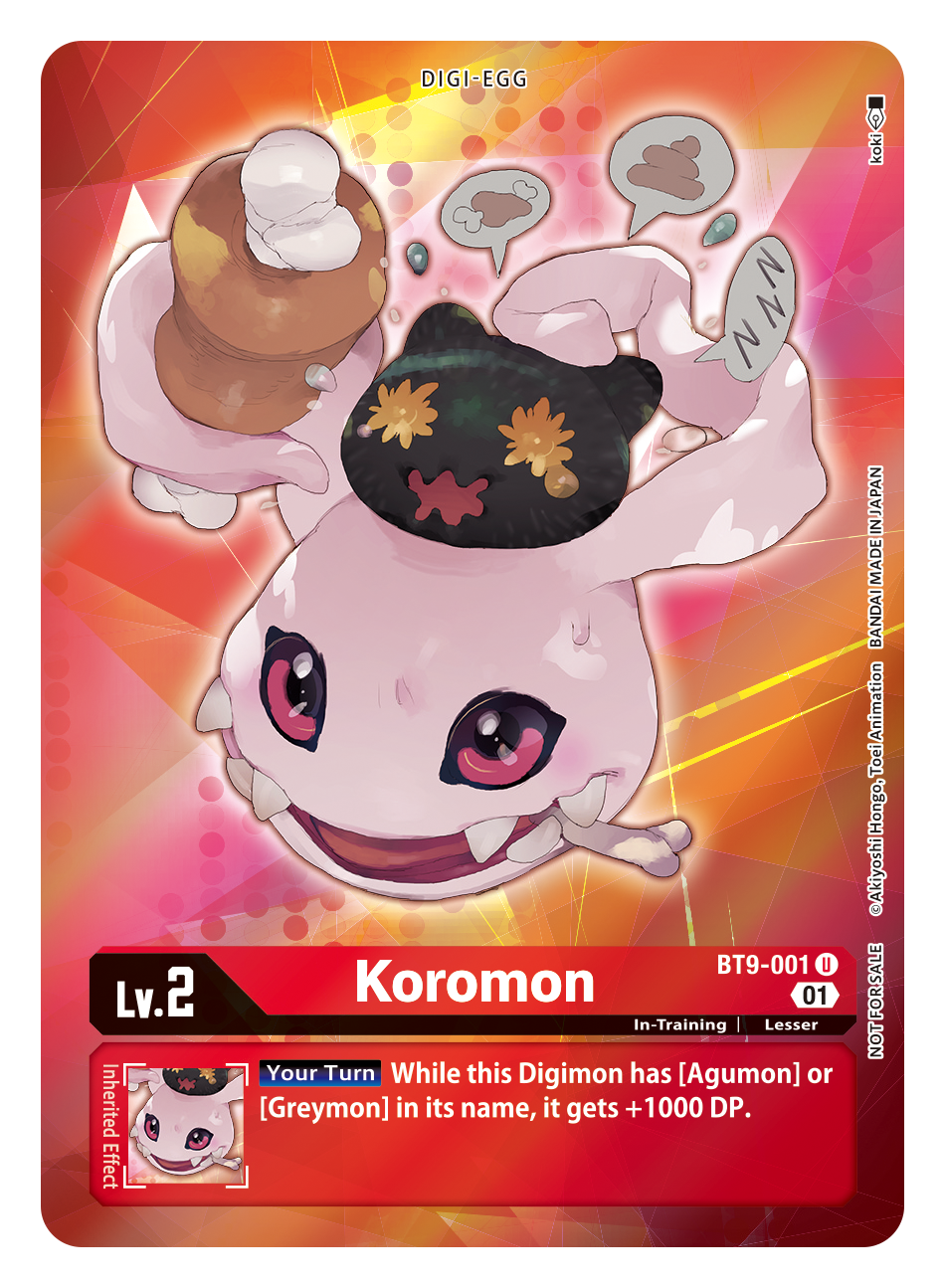 BT9-001 Koromon Alternative Art