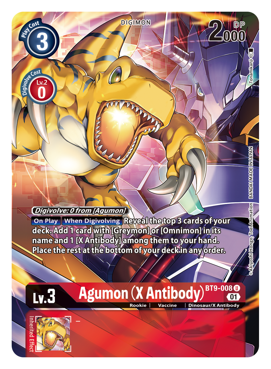 BT9-008 Agumon (X Antibody) Alternative Art