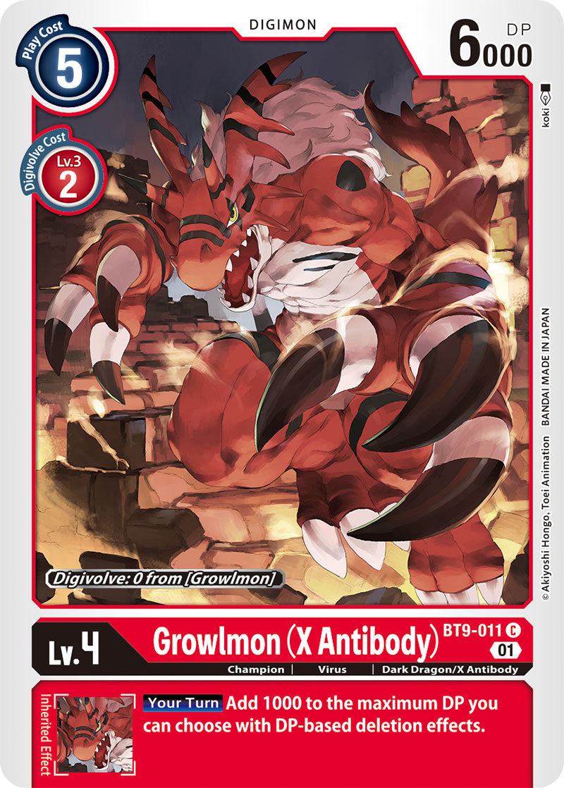 BT9-011 Growlmon (X Antibody)