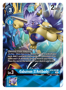 BT9-020 Gabumon (X Antibody) Alternative Art