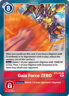 BT9-095 Gaia Force ZERO