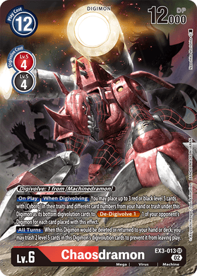 EX3-013 Chaosdramon Alternative Art