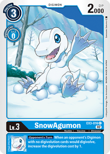 EX3-016 SnowAgumon