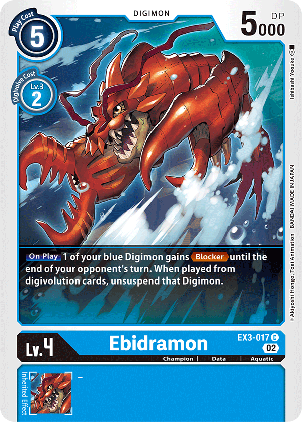 EX3-017 Ebidramon