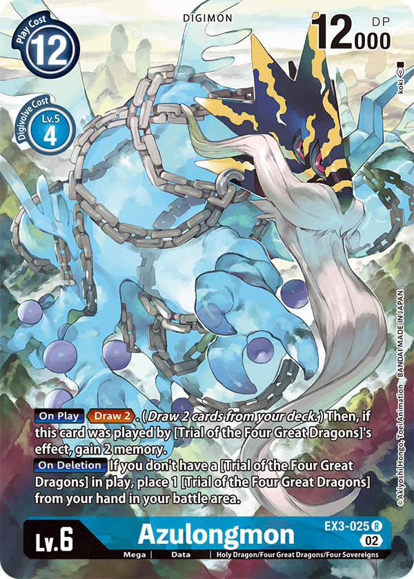 EX3-025 Azulongmon Alternative Art