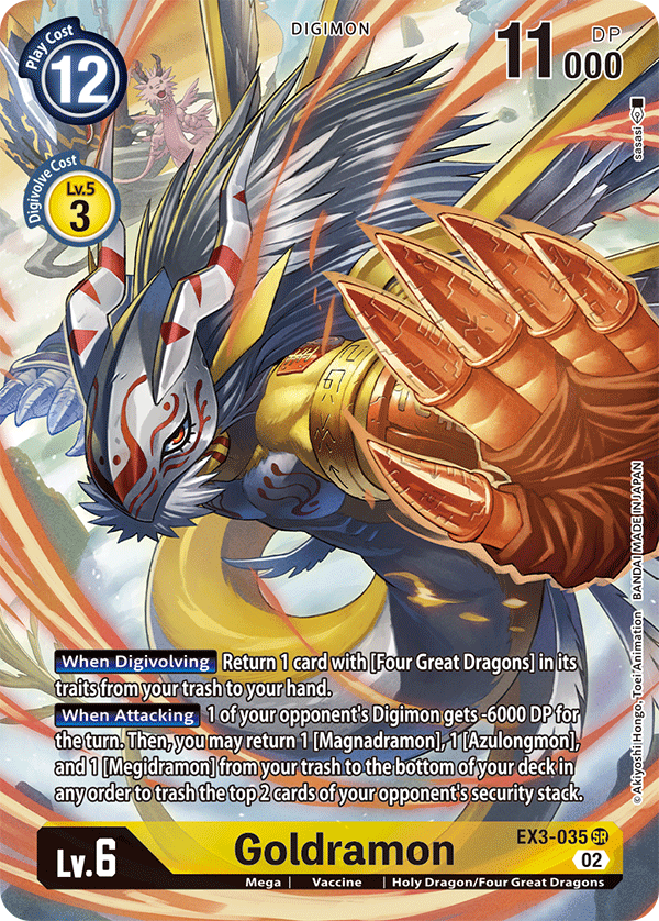 EX3-035 Goldramon Alternative Art